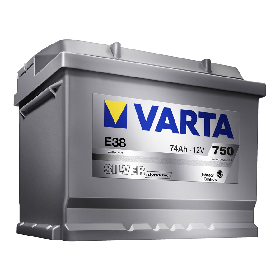 Bateria VARTA E38 Silver Dynamic 74 Ah - 750 A