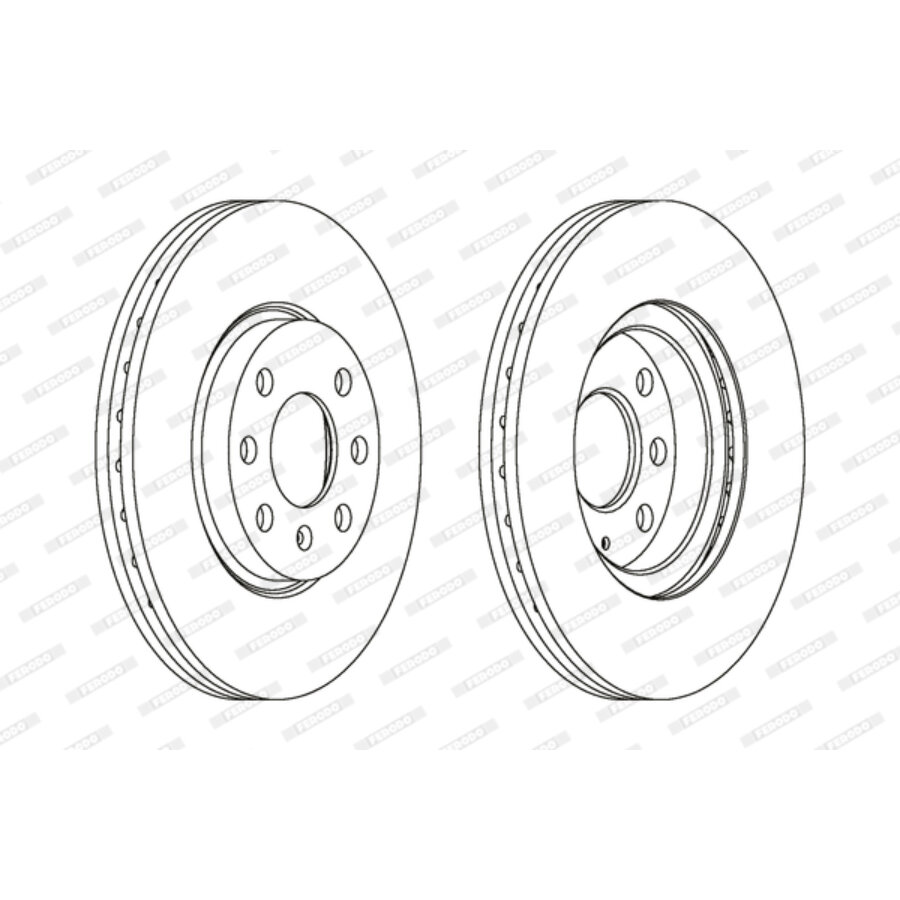 Discos Travão (2) FERODO DDF1131