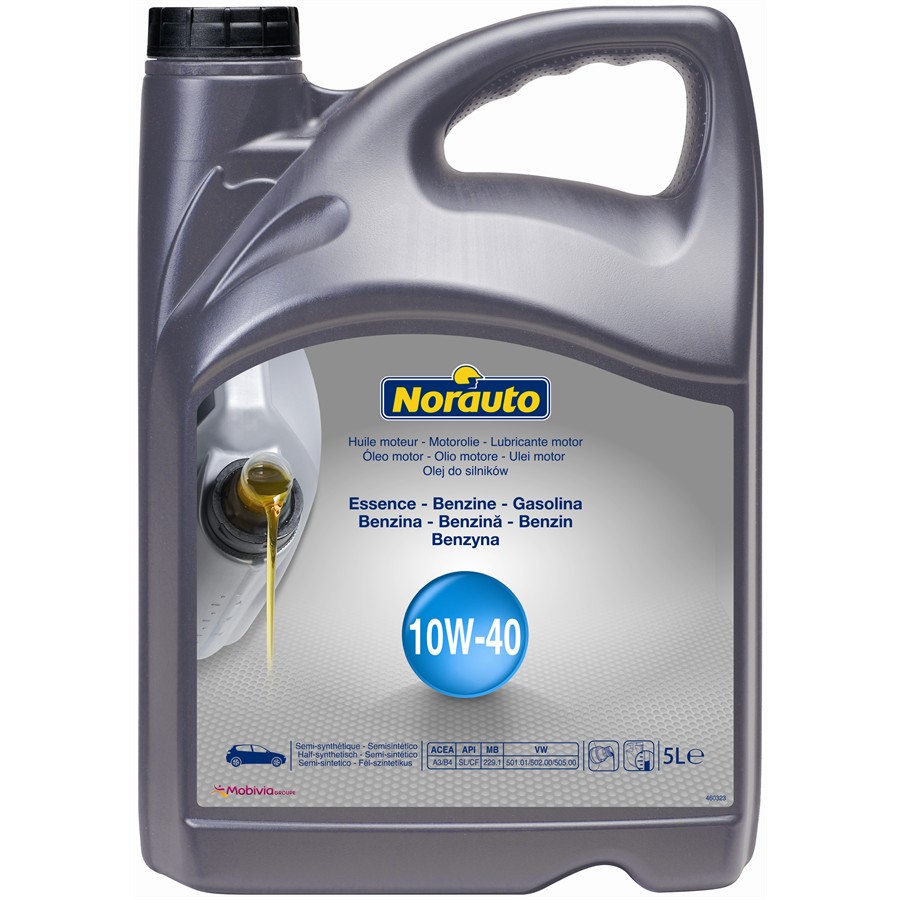 &Oacute;leo de motor NORAUTO 10W40 gasolina 5L