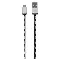Cabo TNB usb micro-usb nylon preto