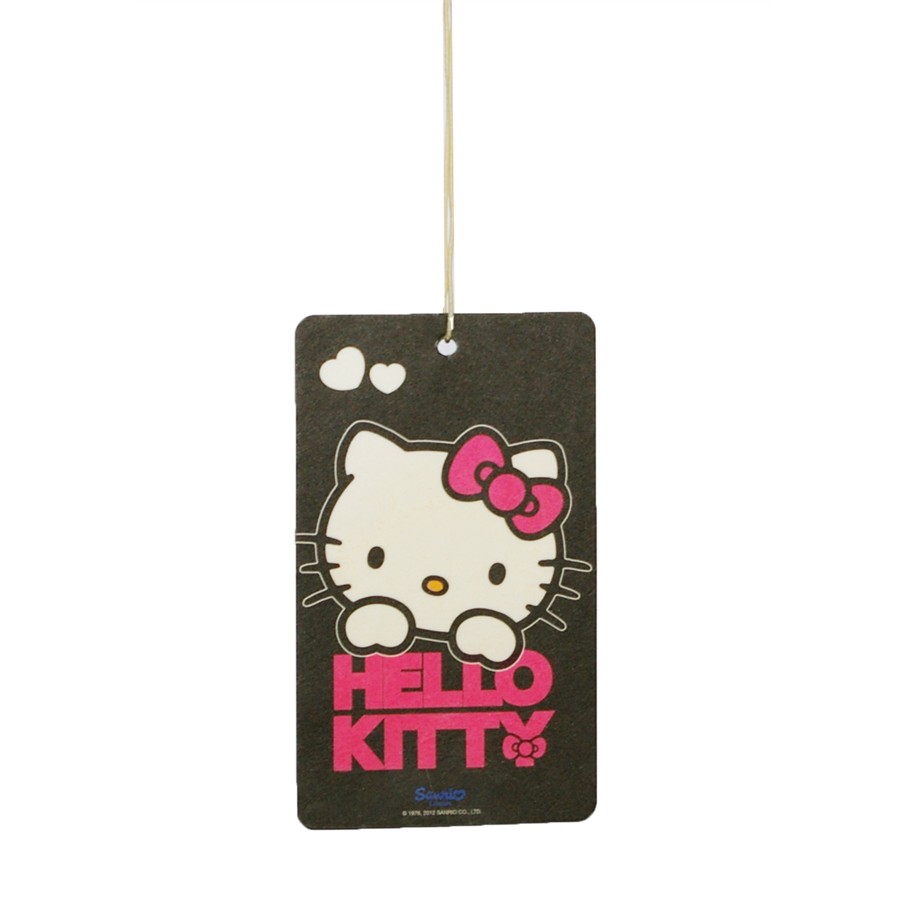 Ambientador em cart&atilde;o Hello Kitty com aroma Baunilha