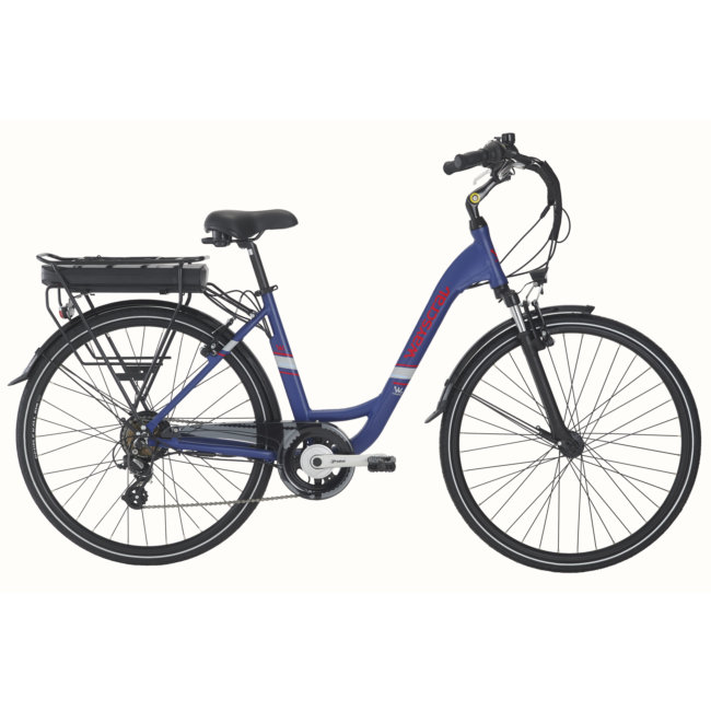 Bicicleta Eléctrica Wayscral Everyway E200 28 Azul (bateria Incluída)
