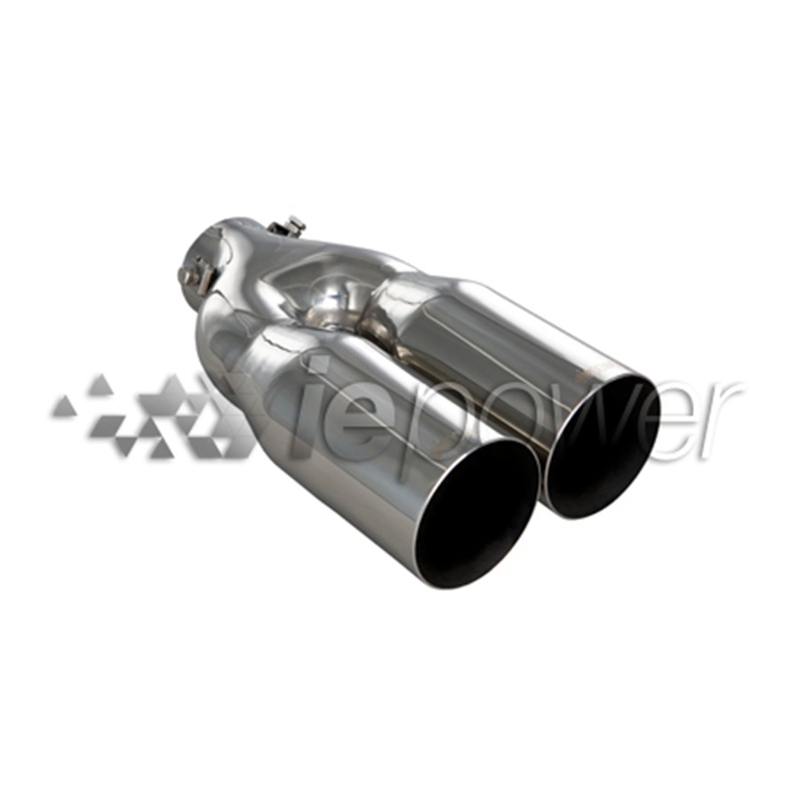 Ponteira de escape IEPOWER redonda dupla