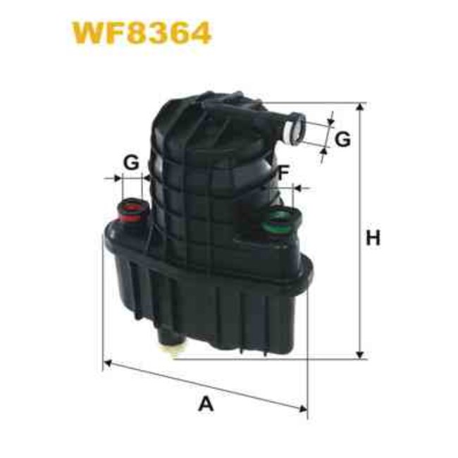 Filtros Combustível  Wf8364