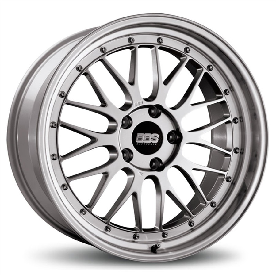 Jante de alumínio BBS LM 7.5x17 4x100 ET40 Aresta prateada polida